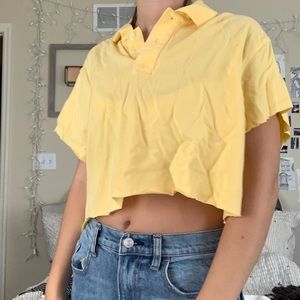 Cropped Polo Tee